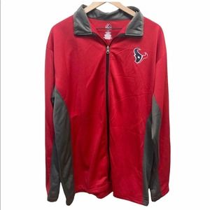 Majestic Houston Texans Red Jacket Large Tall